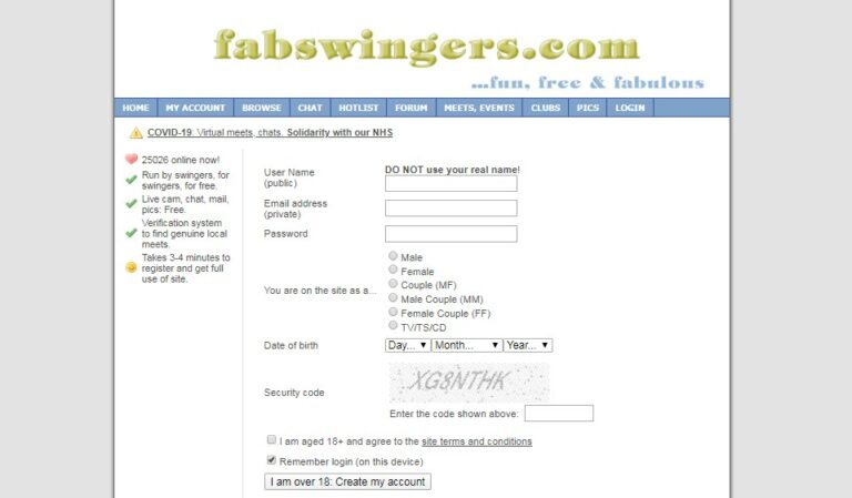 FabSwingers 2023 Review – Moet je het eens proberen in 2023?